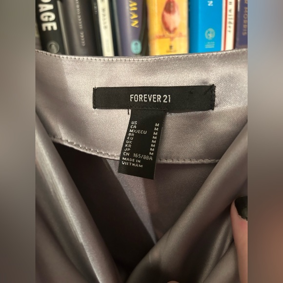 Forever 21 Silver Slip Dress - Picture 2 of 3